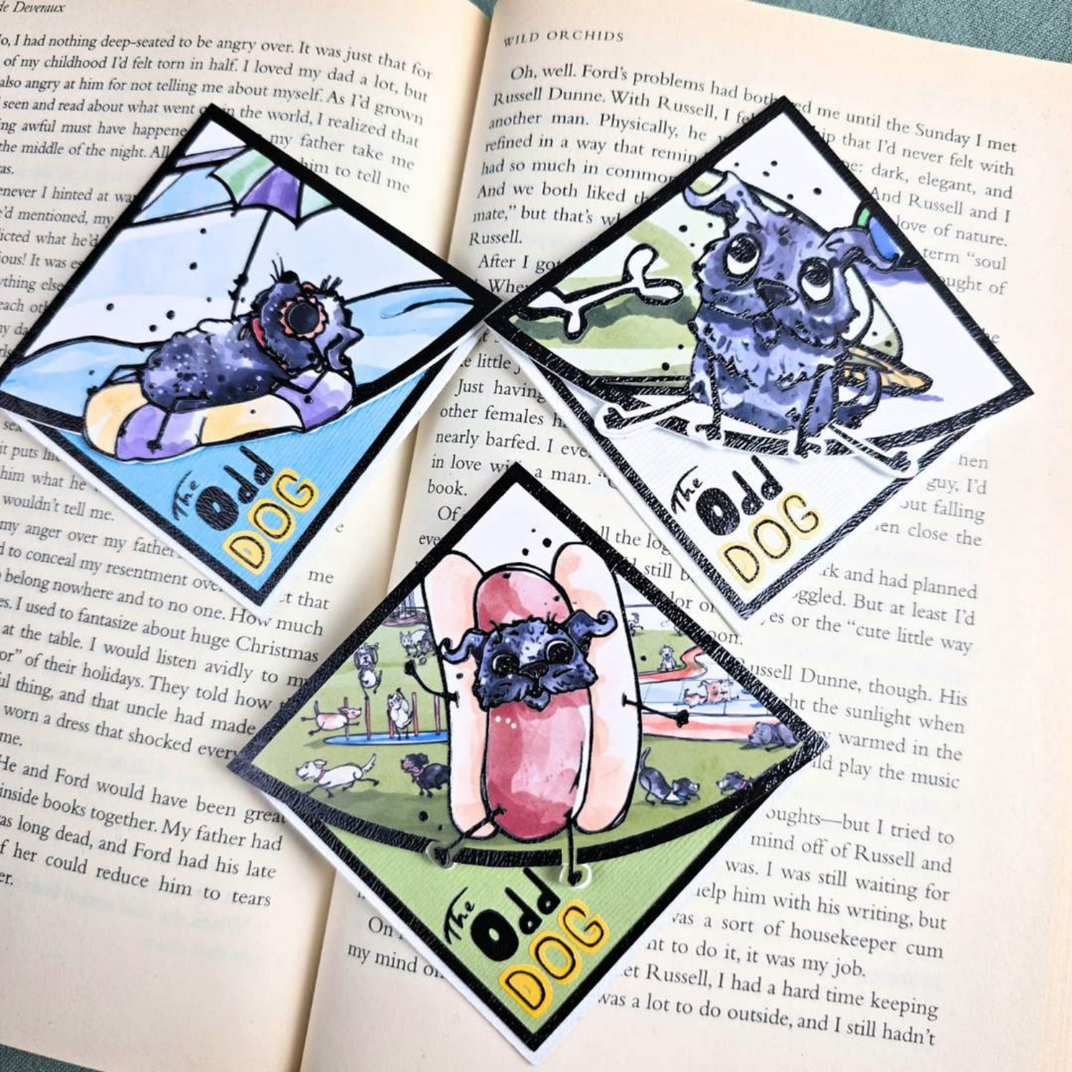 Pool Pawty Bookmark