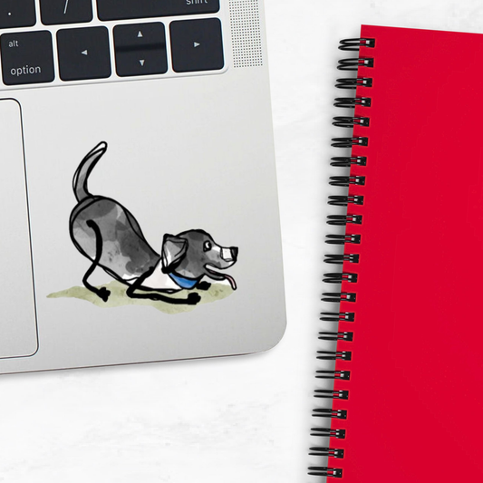 Max the Dog Vinyl Sticker