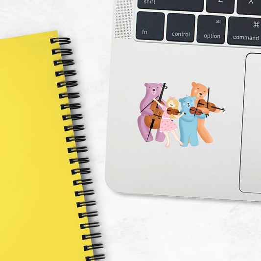 Goldilocks Quartet Vinyl Sticker