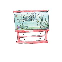 Odd Aquarium Sticker