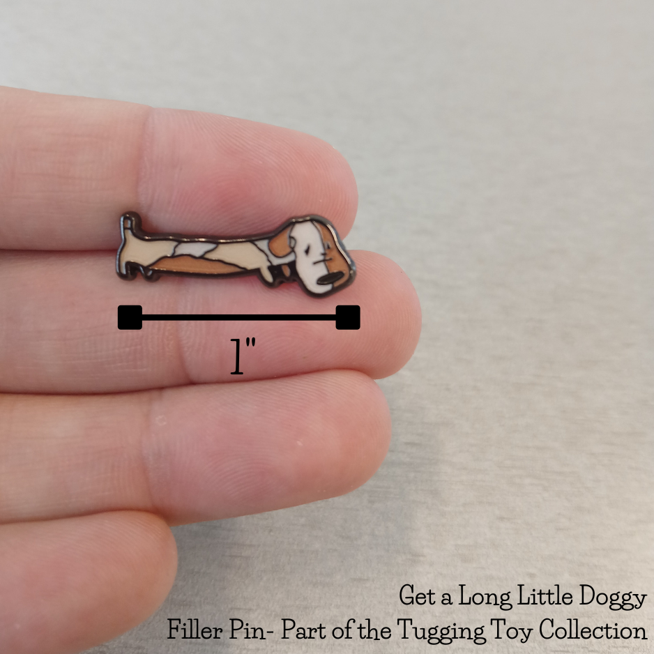Get a Long Little Doggy Enamel Pin