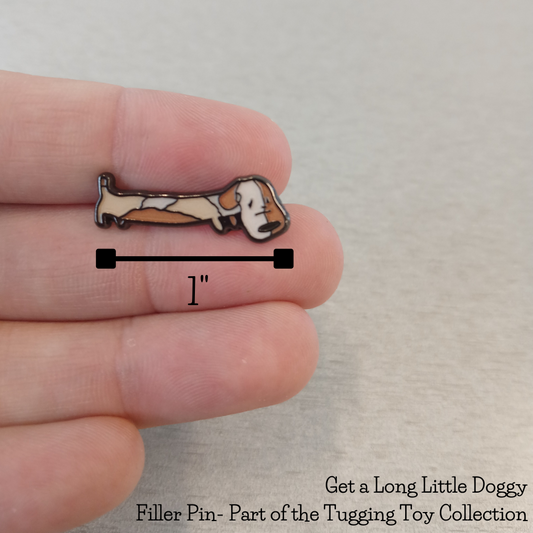 Get a Long Little Doggy Enamel Pin