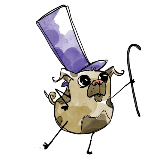 Magic Pug Sticker