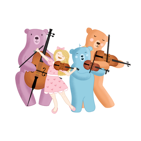 Goldilocks Quartet Vinyl Sticker