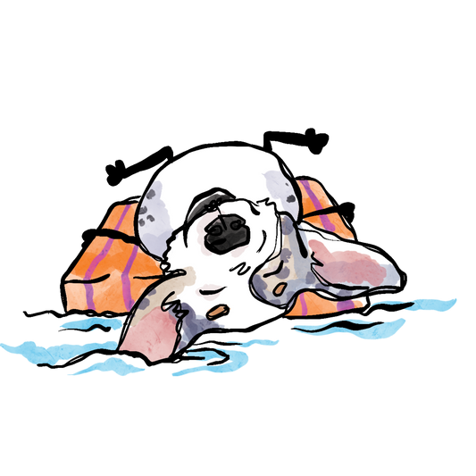 Waylon Pool Pawty Sticker